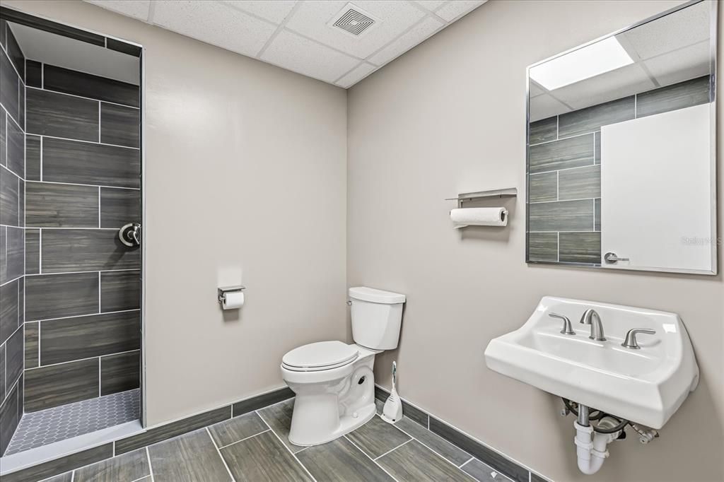 Bathroom, Interior, Wood Texture Flooring