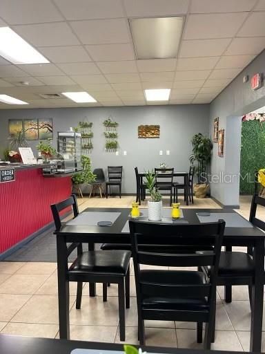 Dining room, Interior, Recessed Lighting