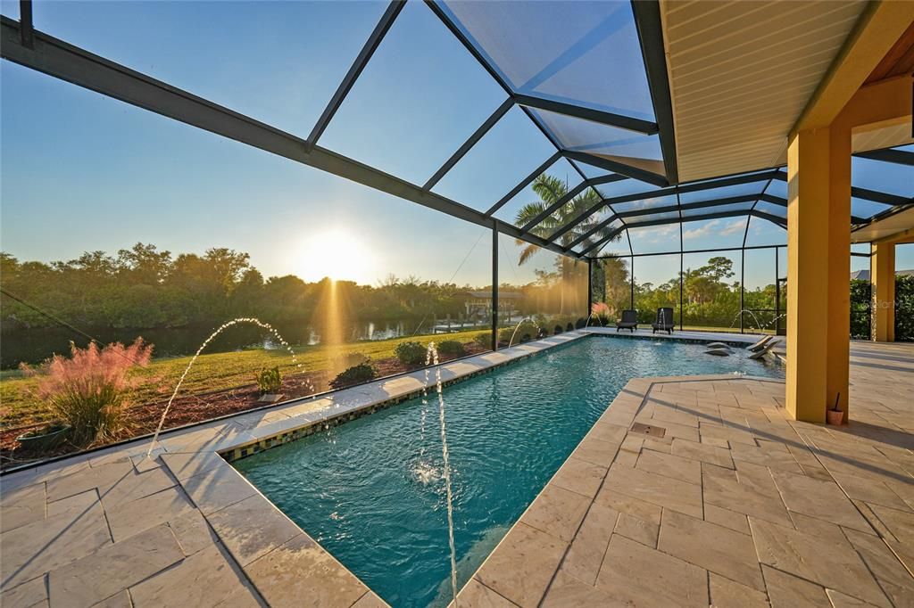 Glass Ceilings, Interior, Pool, Sun Room, Water