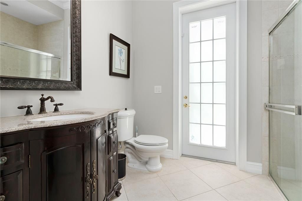 Bathroom, Glass Shower, Interior
