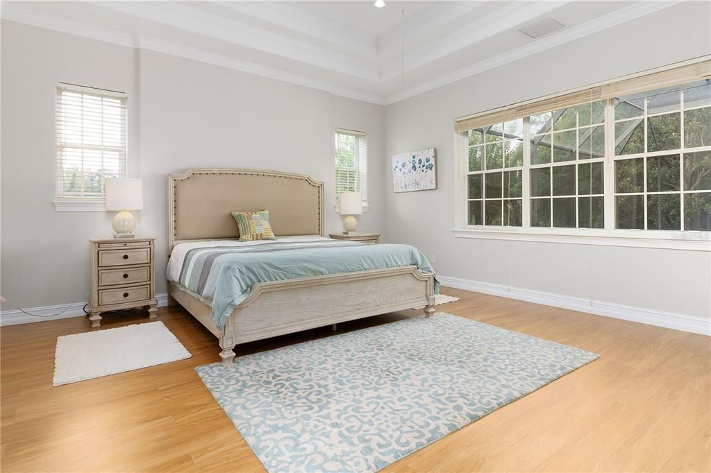 Bedroom, Interior, Wood Texture Flooring