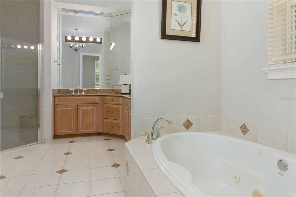 Bathroom, Dual Sink Vanities, Glass Shower, Interior