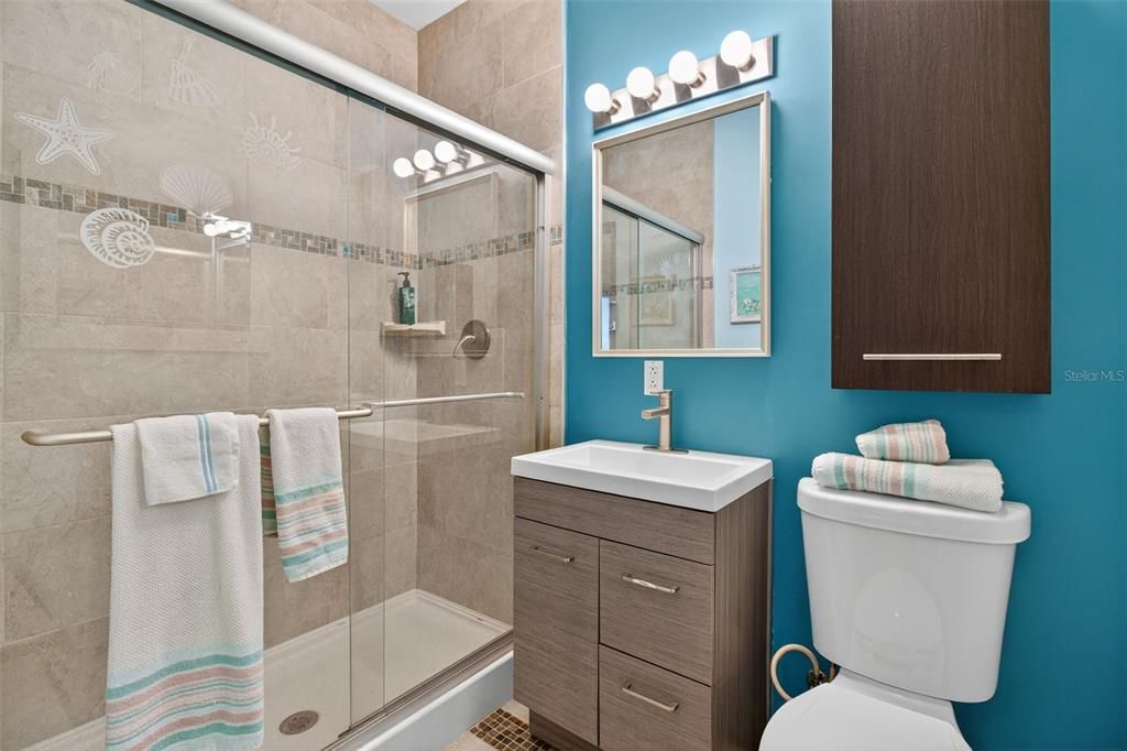 Bathroom, Glass Shower, Interior