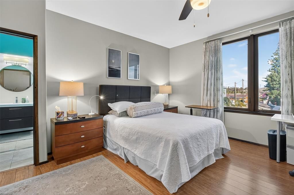 Bedroom, Interior, Wood Texture Flooring