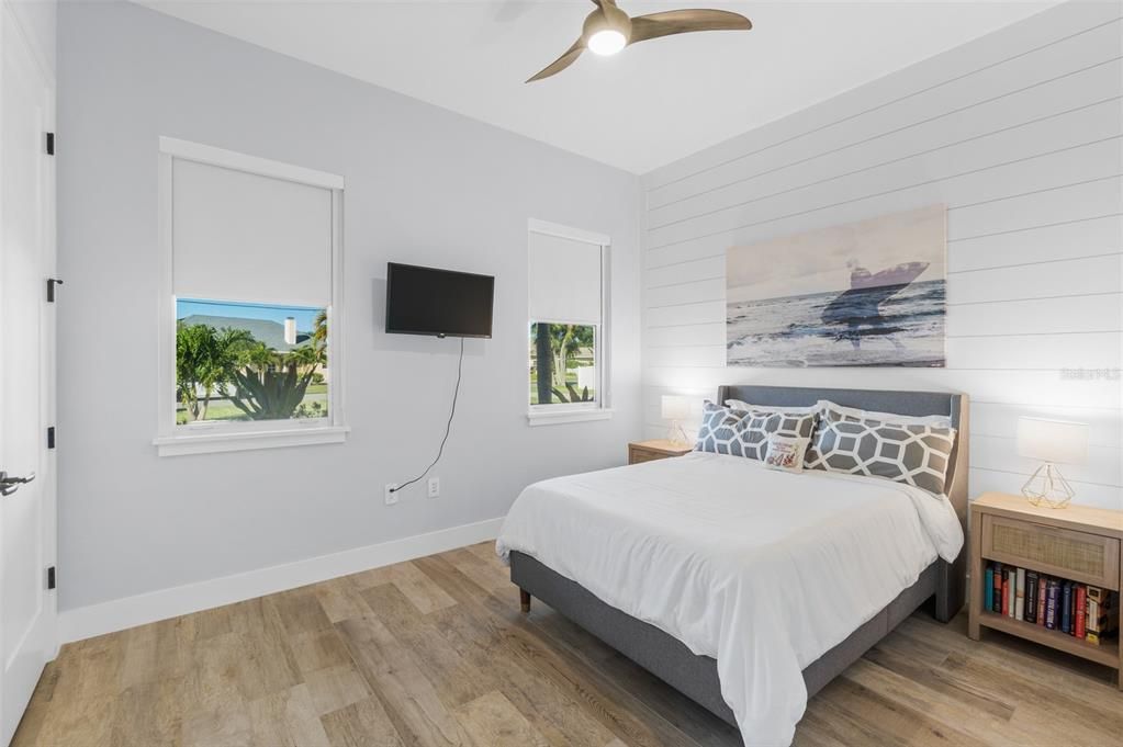 Bedroom, Interior, Wood Texture Flooring