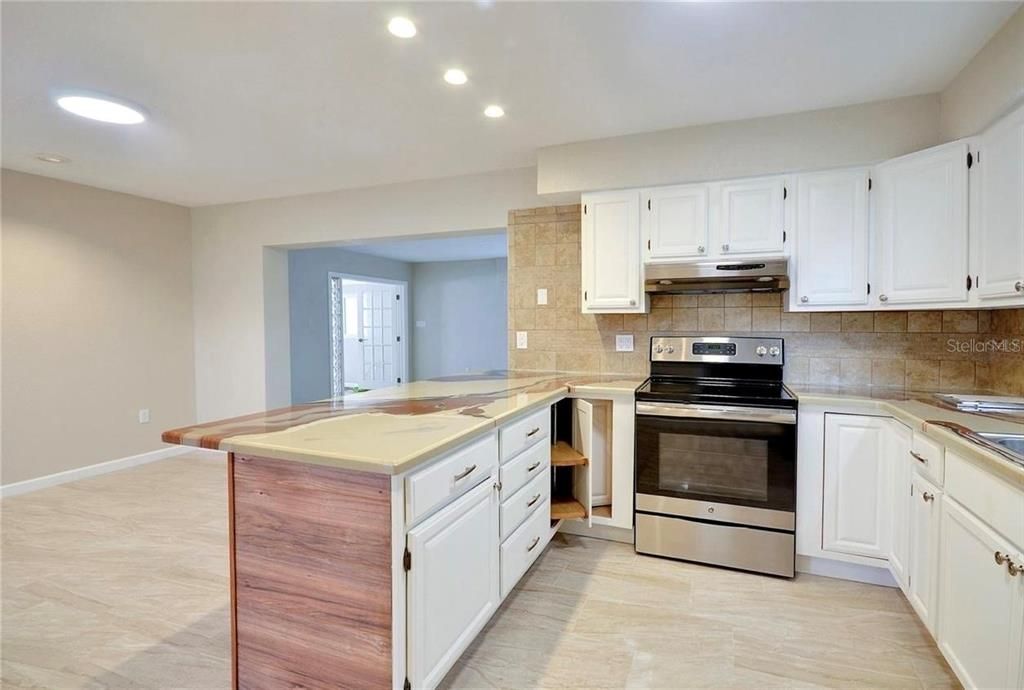 Interior, Kitchen, Recessed Lighting, Stainless Steel Appliances