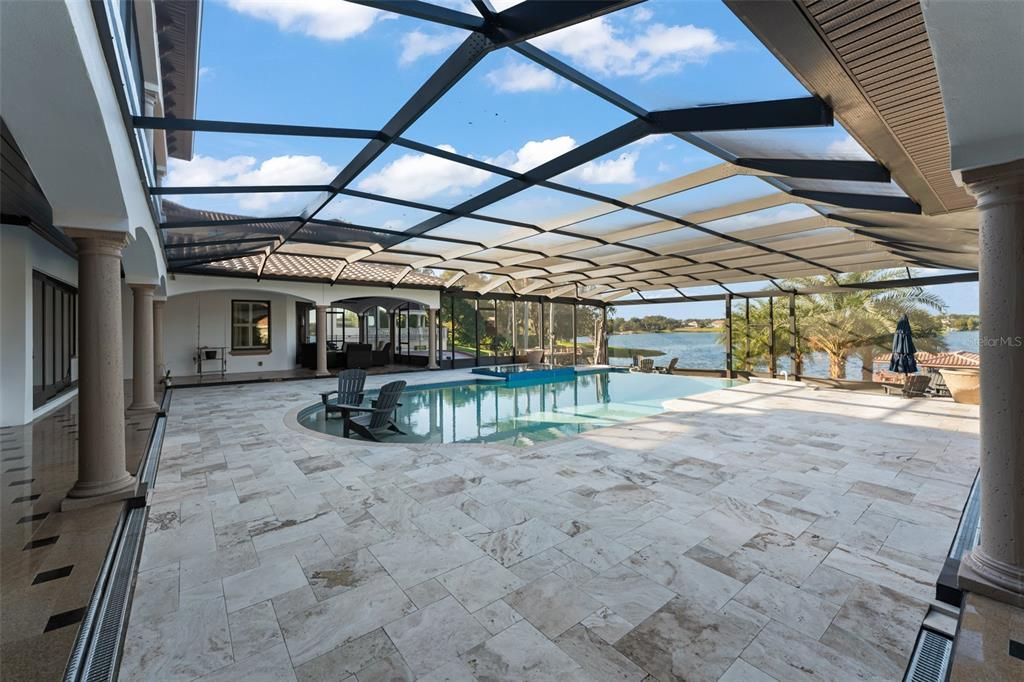 Glass Ceilings, Interior, Pool, Sun Room, Water