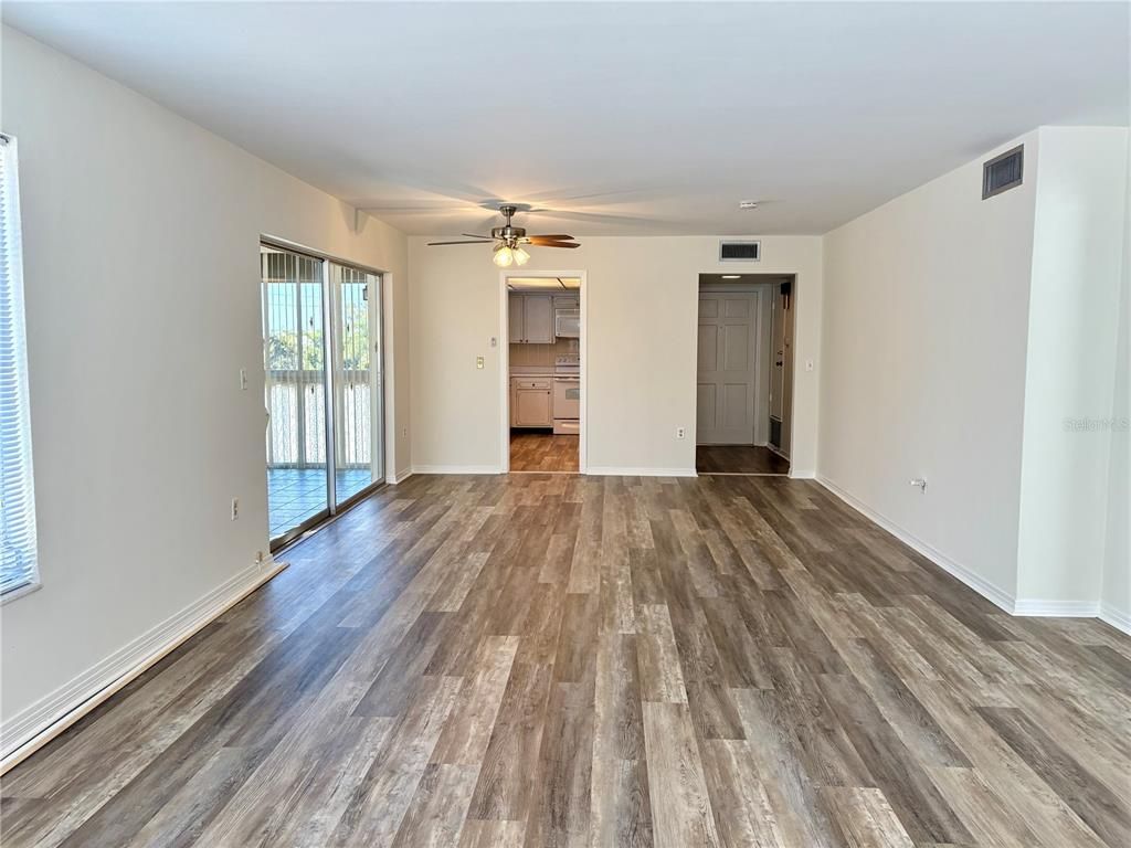 Empty room, Interior, Wood Texture Flooring