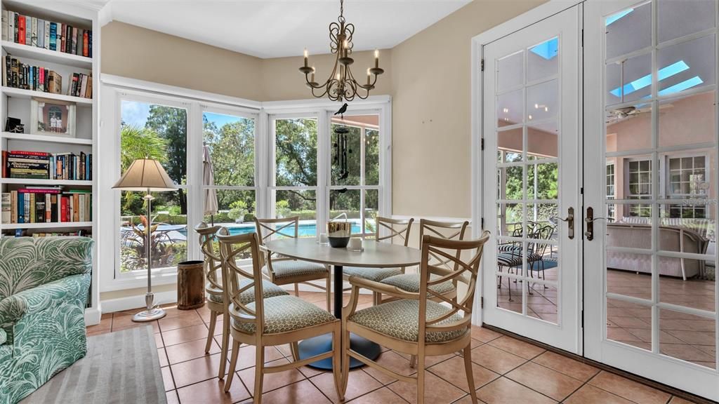 Chandelier, Dining room, Interior, Sun Room