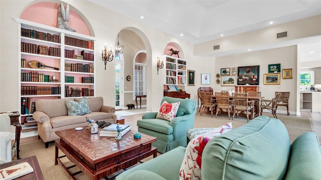 Dining room, Interior, Living room, Recessed Lighting