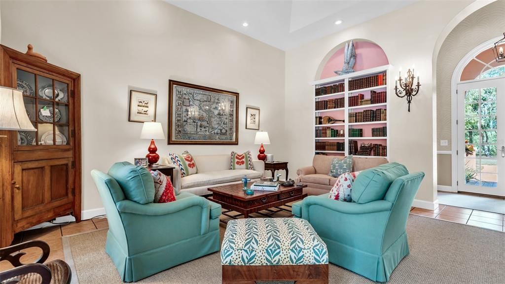 Interior, Living room, Recessed Lighting