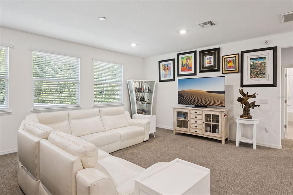 Interior, Living room, Recessed Lighting