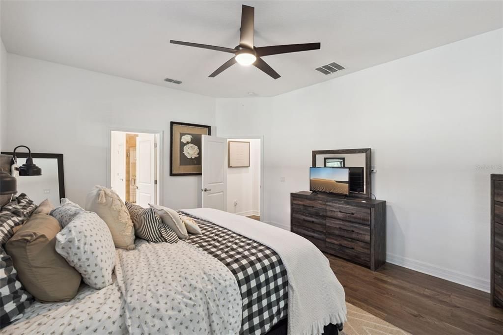 Bedroom, Interior, Wood Texture Flooring