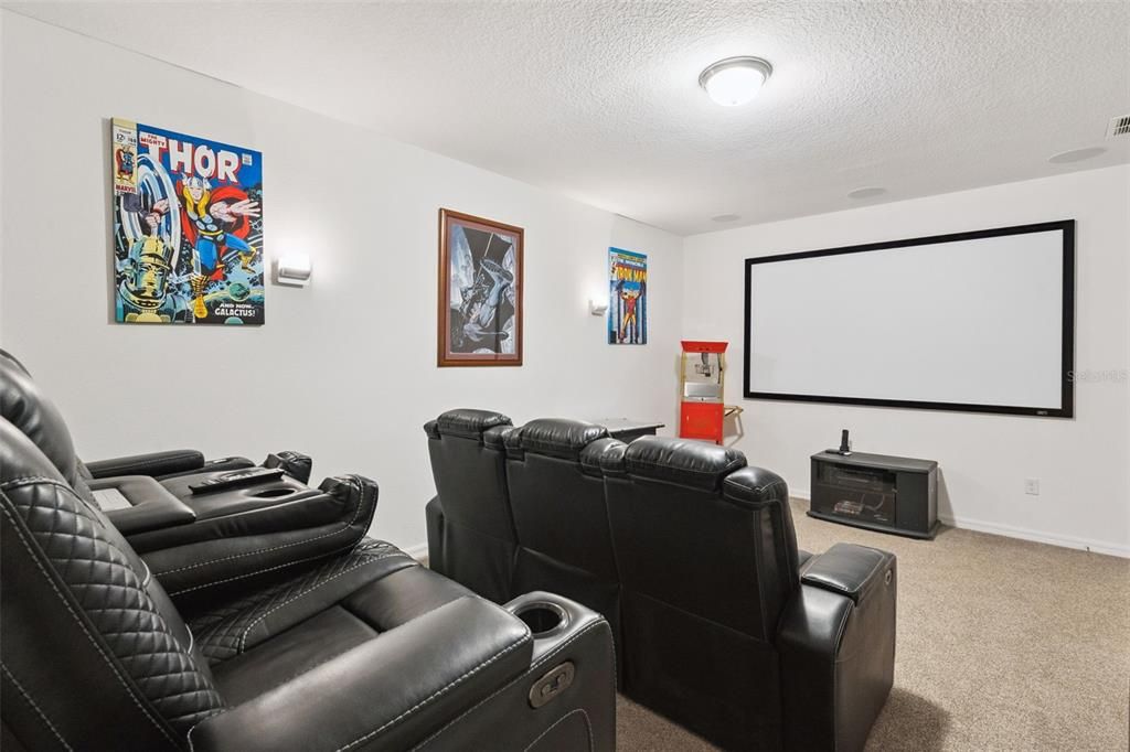 Home Theatre Room, Interior, Projection Screen, Theatre Room