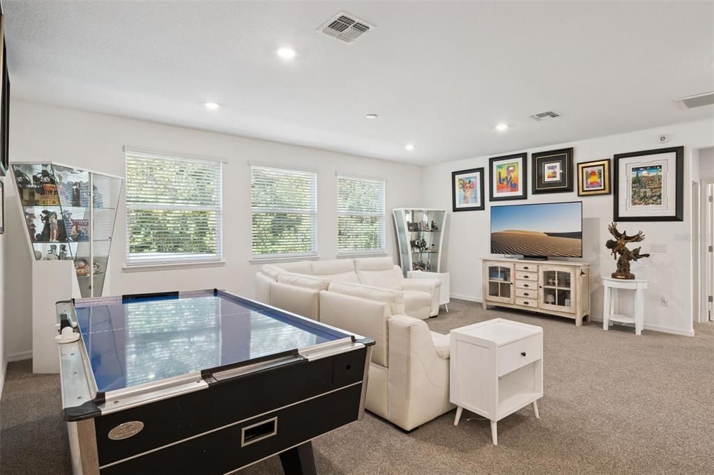 Game Room, Interior, Living room, Recessed Lighting