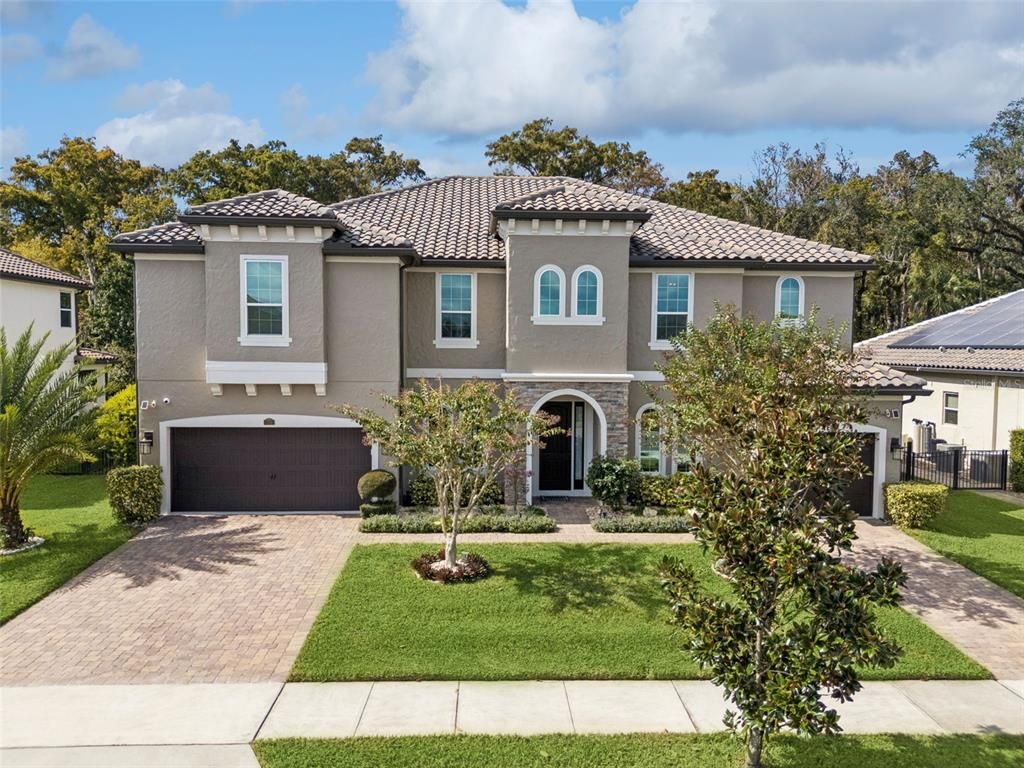 Attached, Exterior, Facade, Solar Panels, Mediterranean