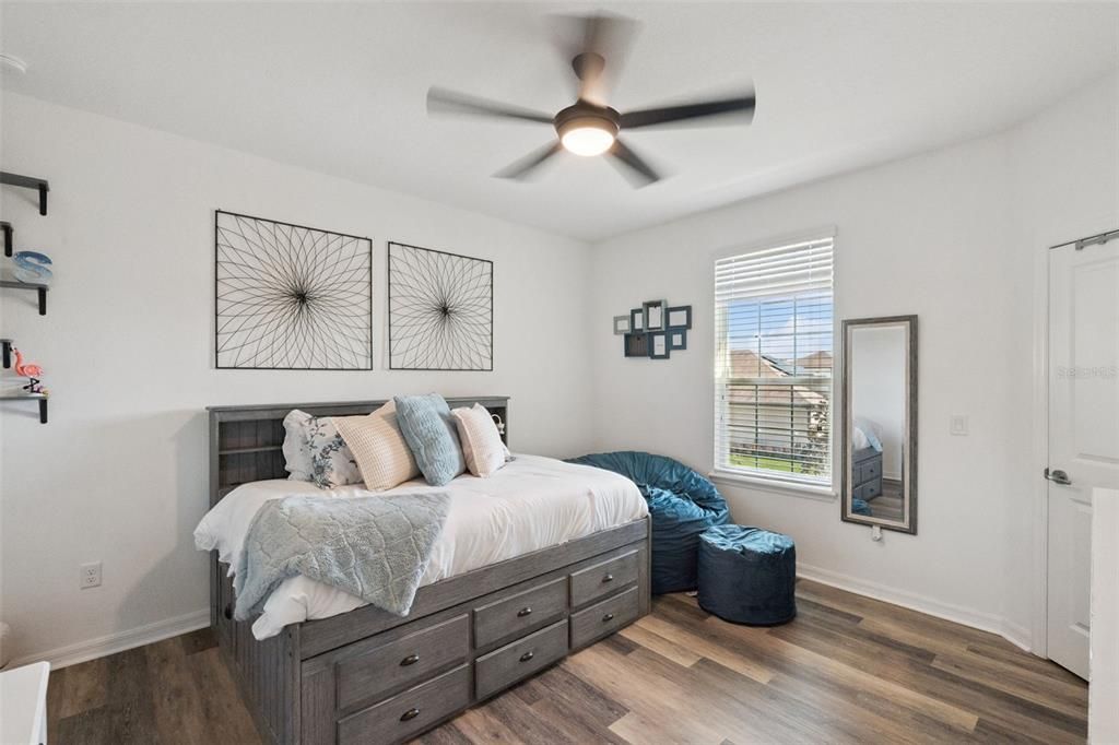 Bedroom, Interior, Wood Texture Flooring