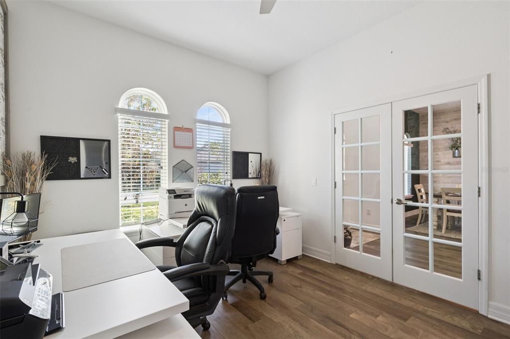 Home Office, Interior, Wood Texture Flooring