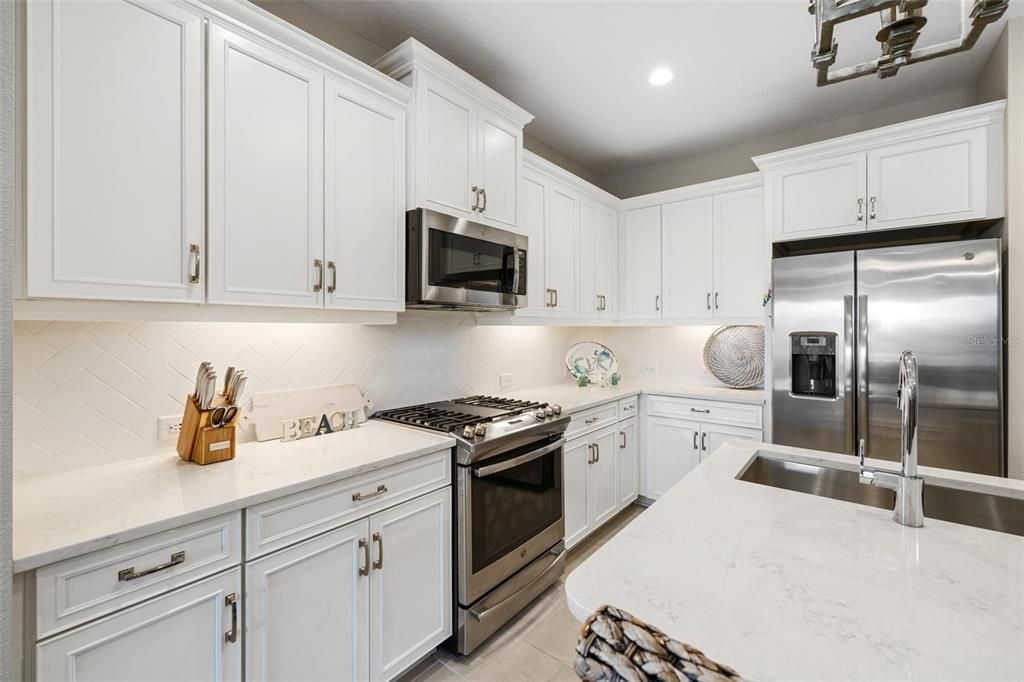Interior, Kitchen, Recessed Lighting, Stainless Steel Appliances