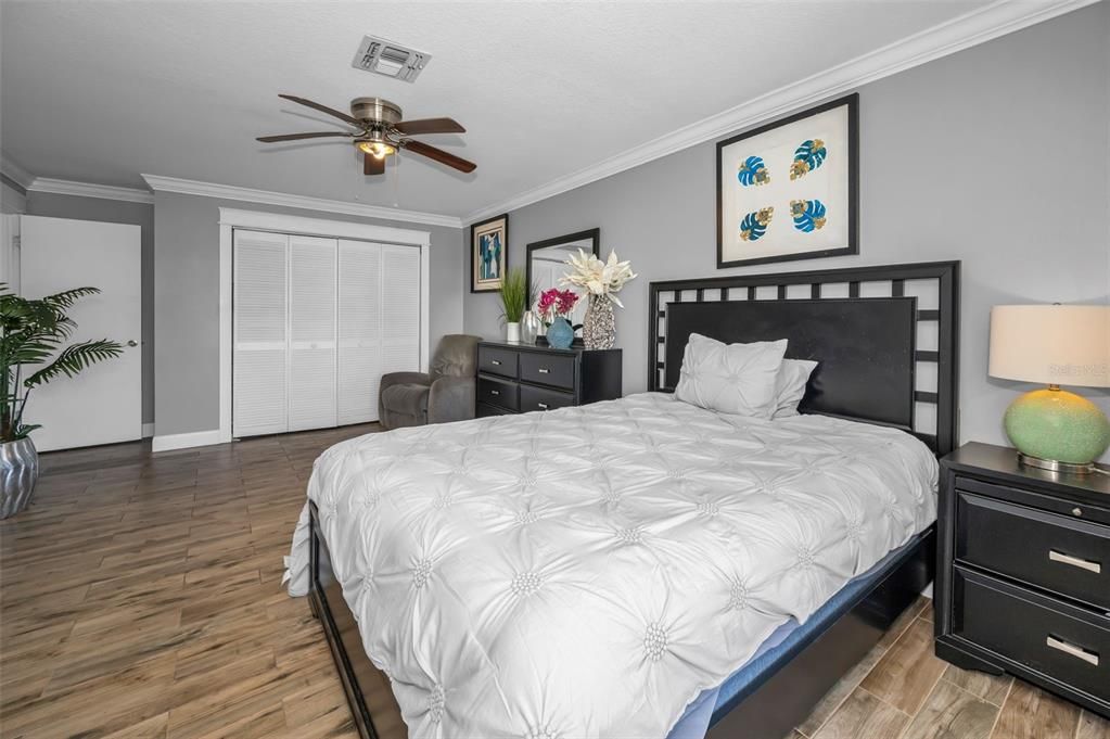 Bedroom, Interior, Wood Texture Flooring