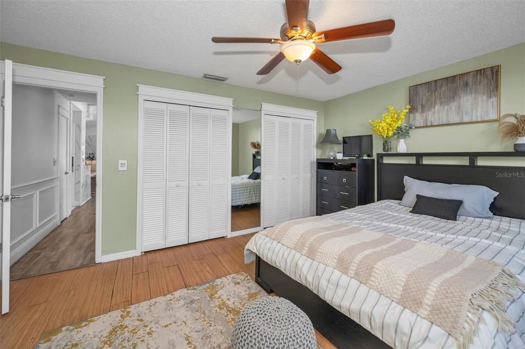 Bedroom, Interior, Wood Texture Flooring