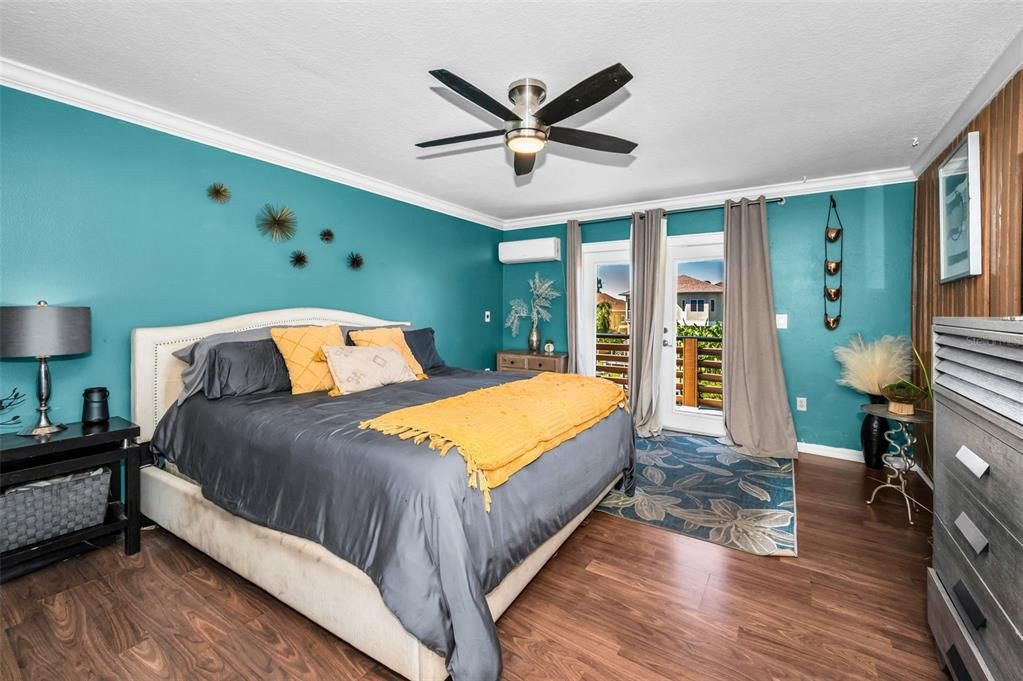 Bedroom, Interior, Wood Texture Flooring