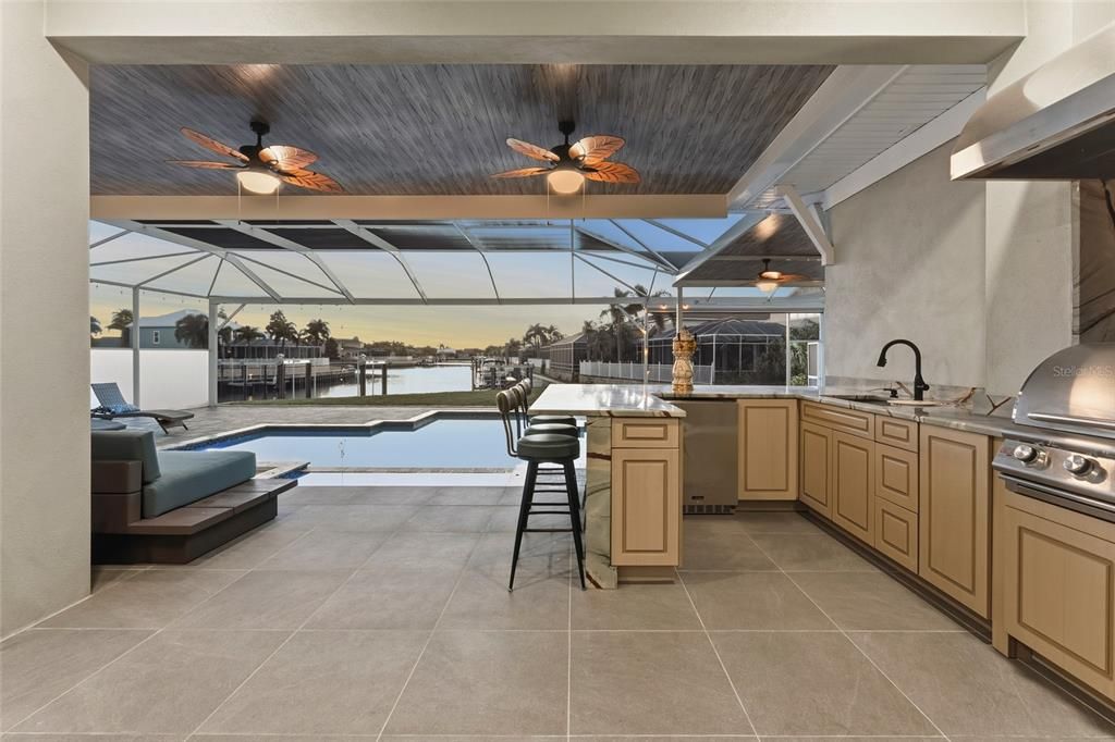 Glass Ceilings, Interior, Kitchen, Pool, Sun Room, Water