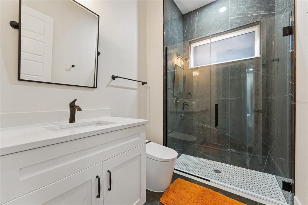 Bathroom, Glass Shower, Interior