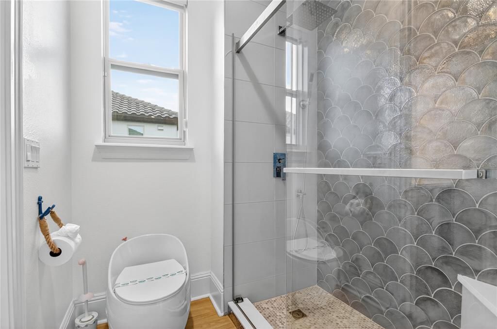 Bathroom, Glass Shower, Interior