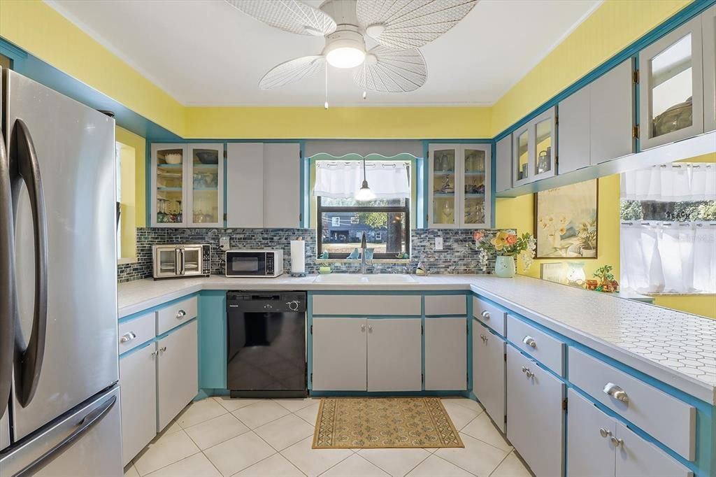 Interior, Kitchen, Tile Countertops