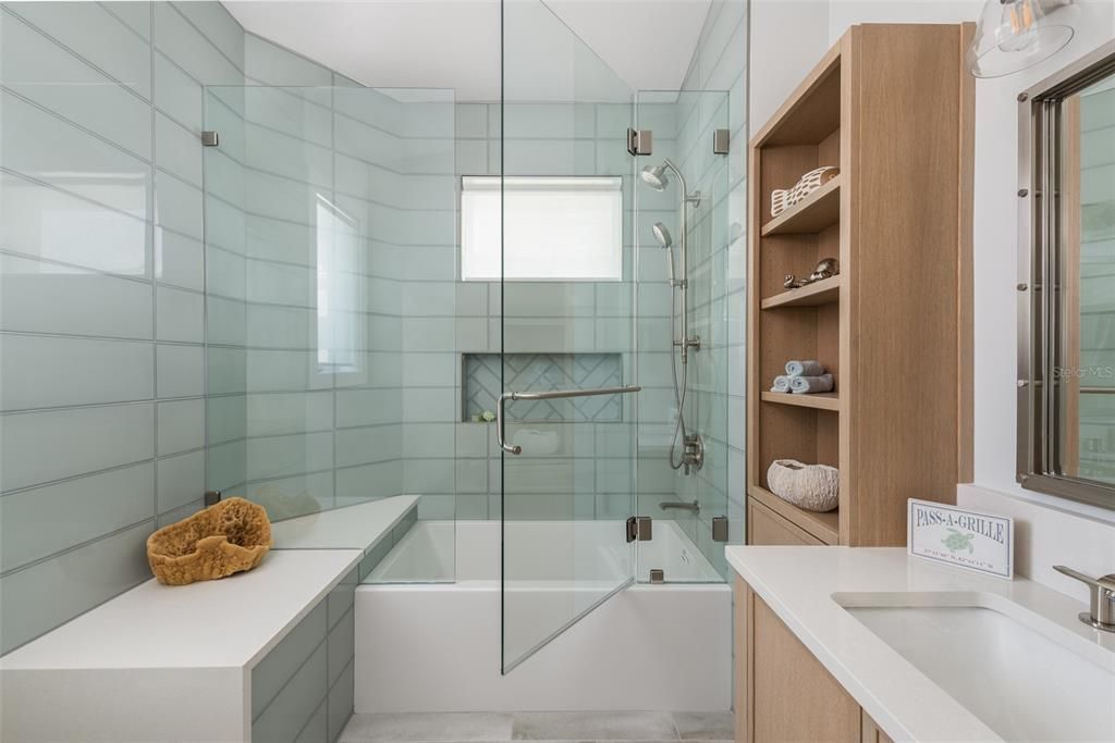 Bathroom, Glass Shower, Interior