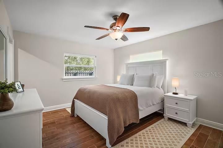 Bedroom, Interior, Wood Texture Flooring