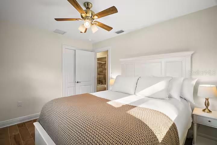 Bedroom, Interior, Wood Texture Flooring