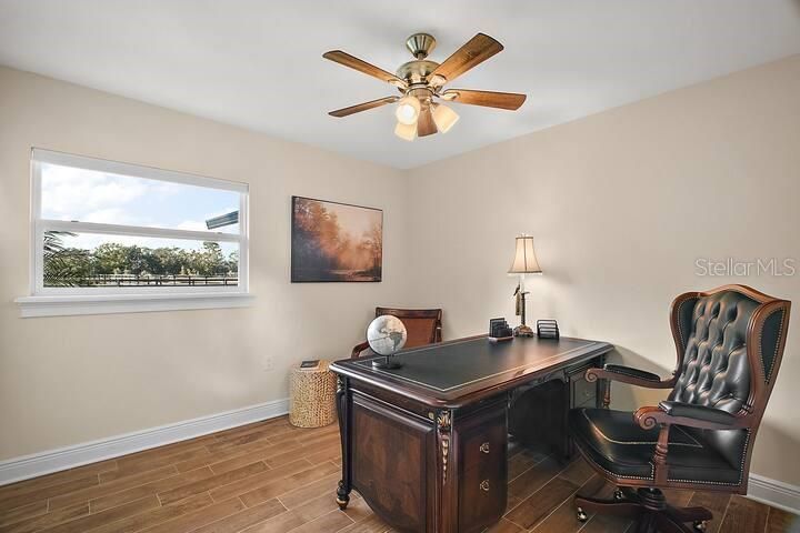 Home Office, Interior, Wood Texture Flooring