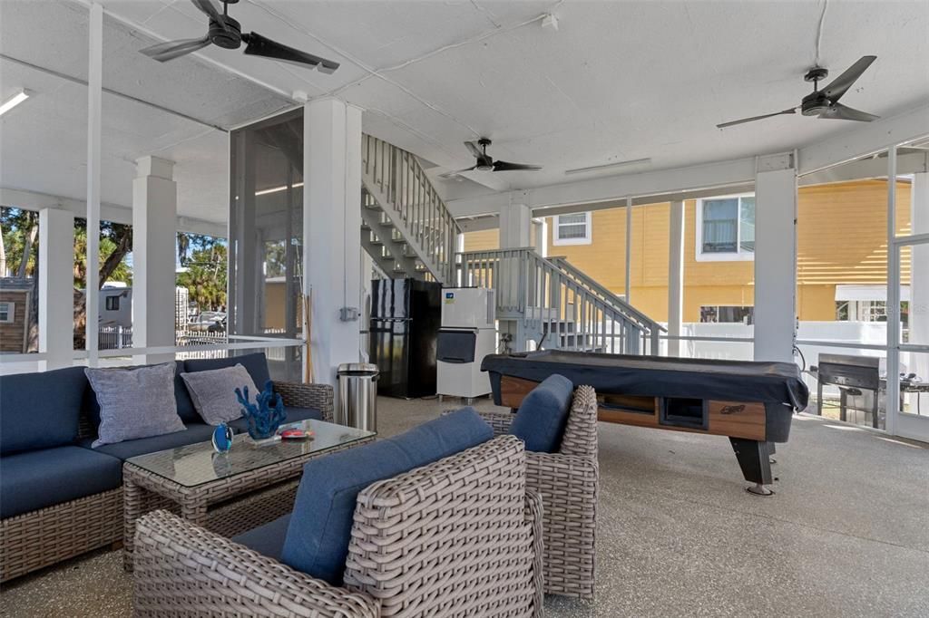 Billiard Table, Game Room, Interior, Living room