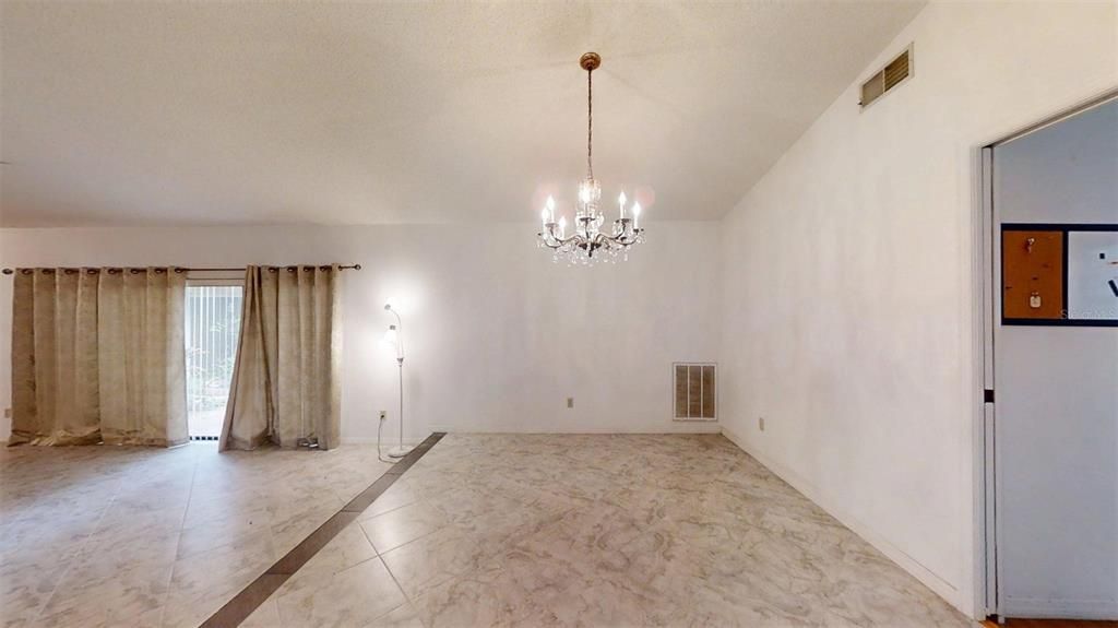 Chandelier, Empty room, Interior, Marble