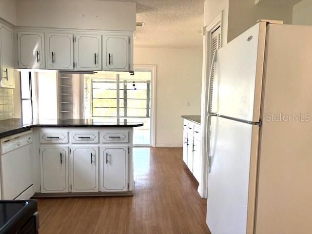 Interior, Kitchen, Wood Texture Flooring