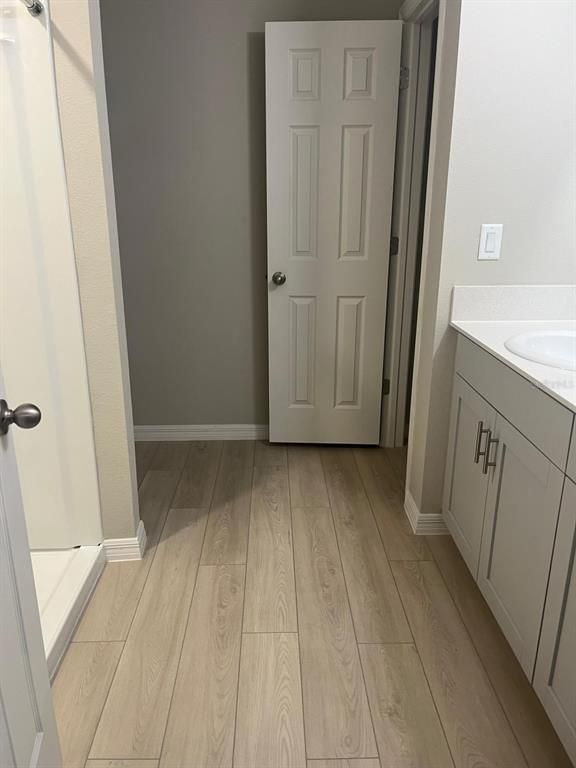 Bathroom, Interior, Wood Texture Flooring