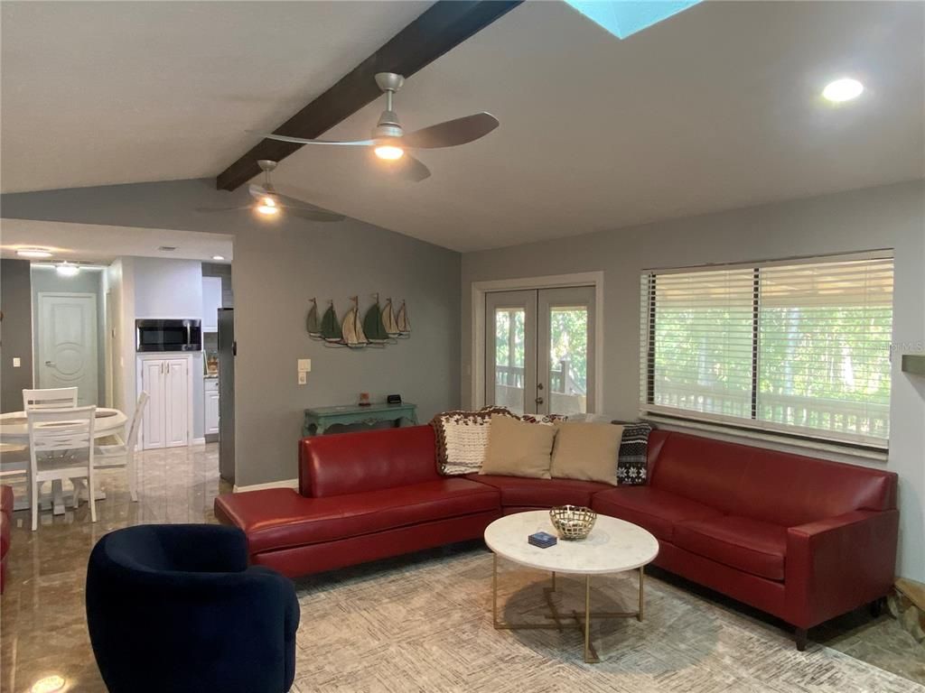 Interior, Living room, Recessed Lighting