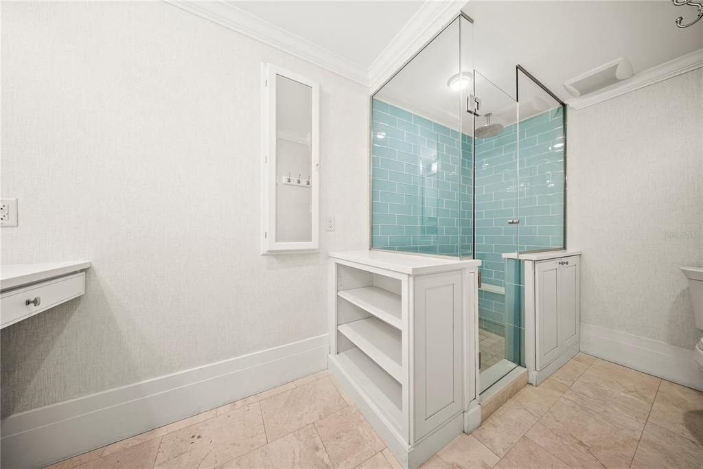 Bathroom, Glass Shower, Interior