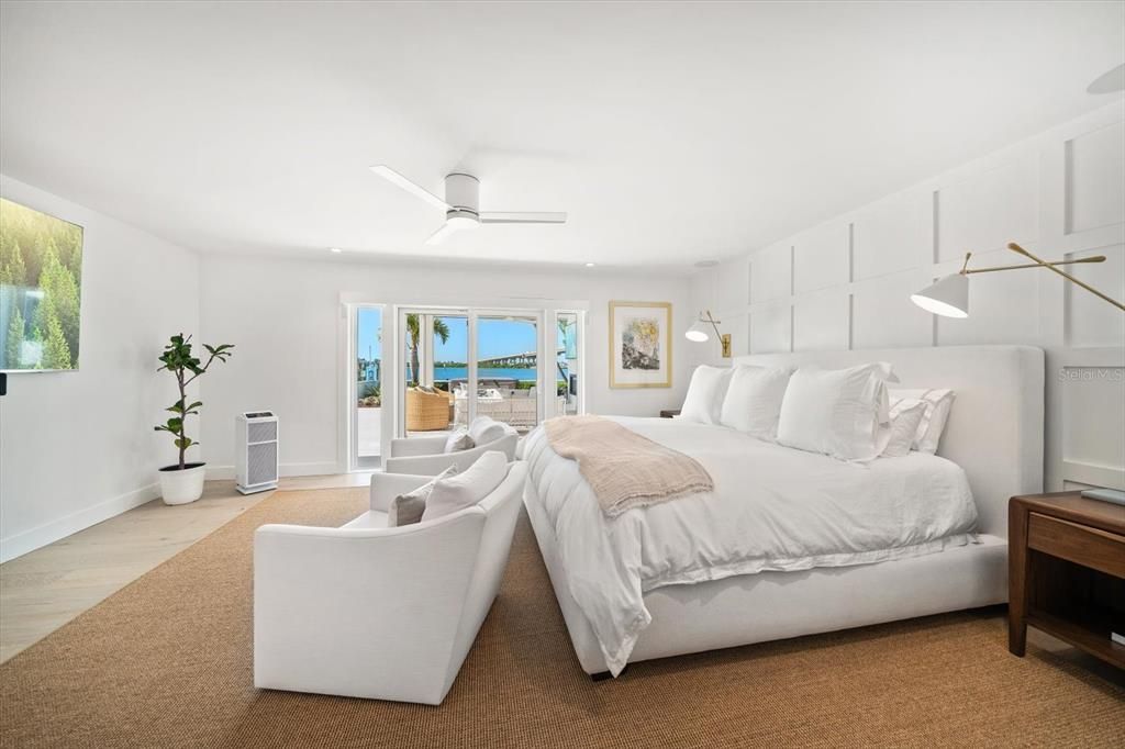 Bedroom, Interior, Water, Wood Texture Flooring