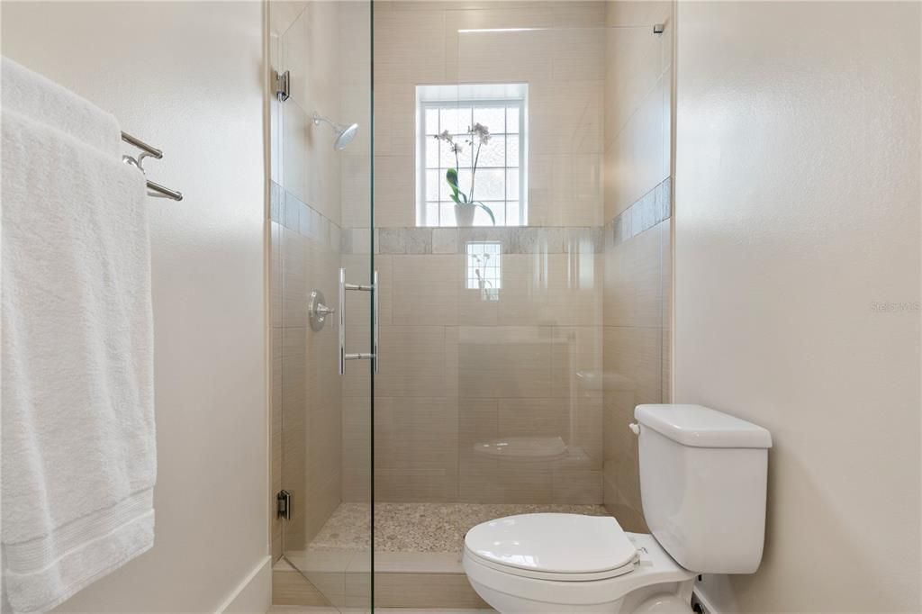 Bathroom, Glass Shower, Interior