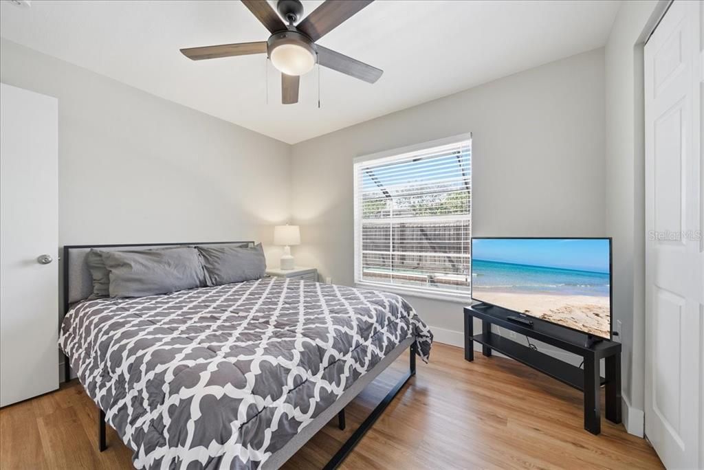 Bedroom, Interior, Wood Texture Flooring