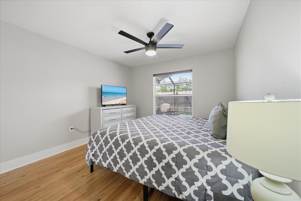Bedroom, Interior, Wood Texture Flooring