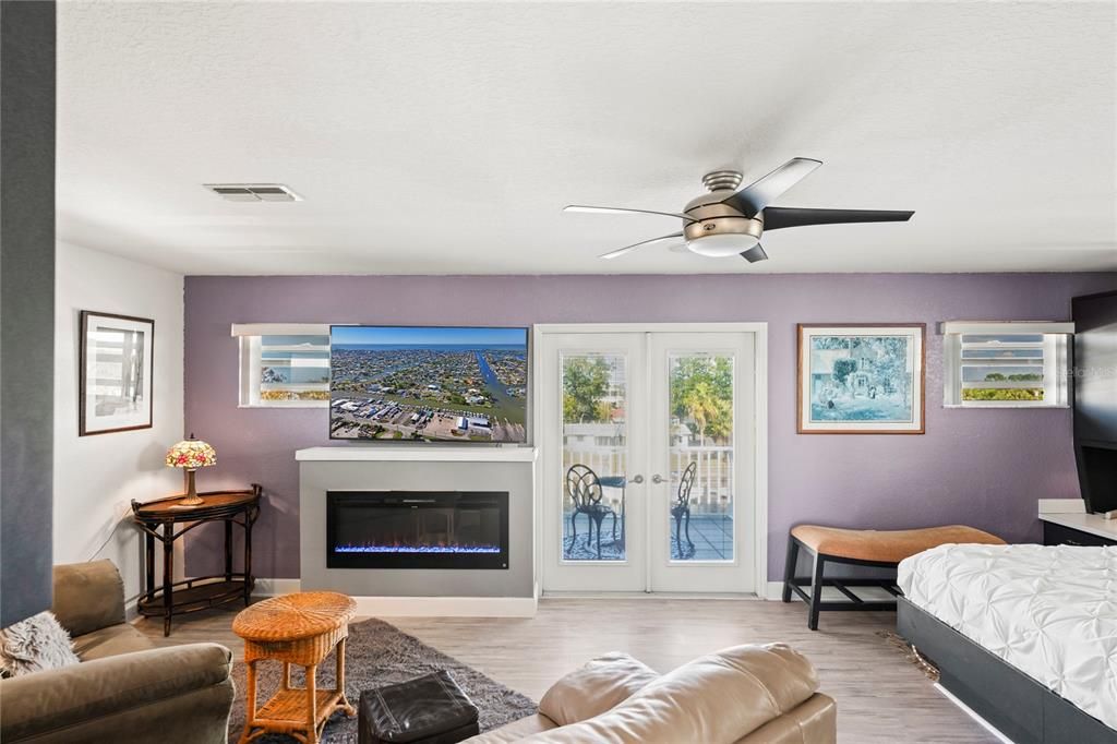 Fireplace, Interior, Living room, Wood Texture Flooring