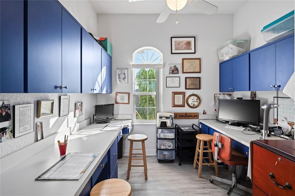 Home Office, Interior, Wood Texture Flooring