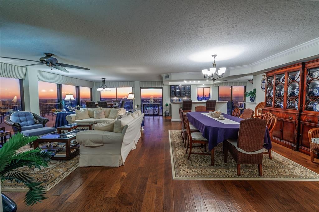 Chandelier, Dining room, Interior, Living room, Wood Texture Flooring