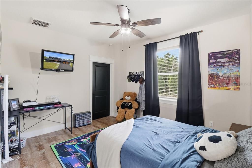Bedroom, Interior, Wood Texture Flooring