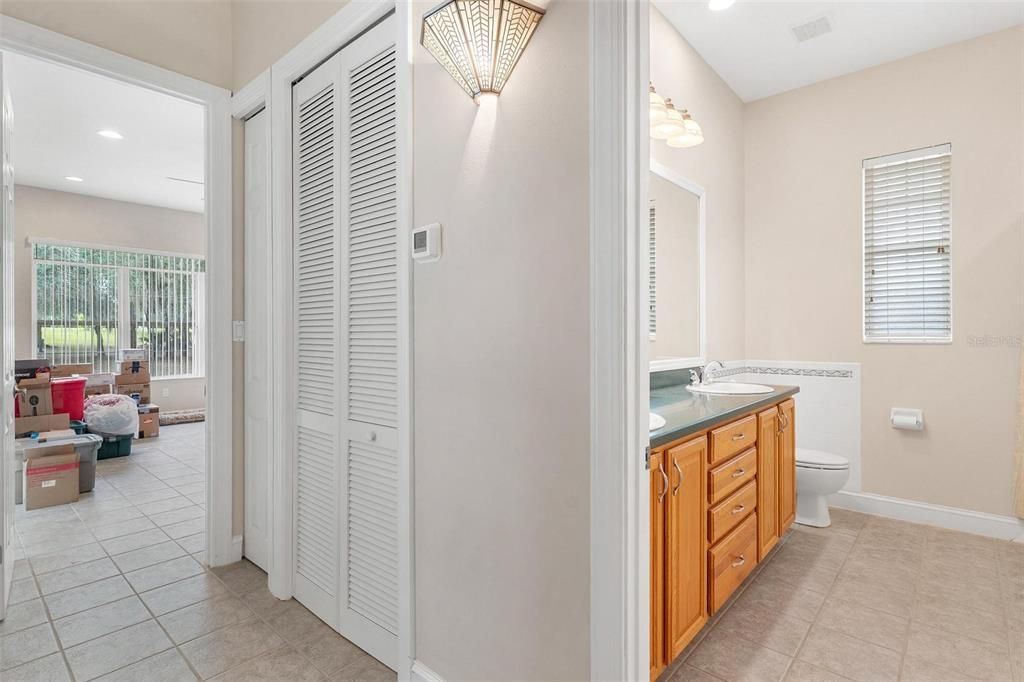 Bathroom, Interior, Recessed Lighting