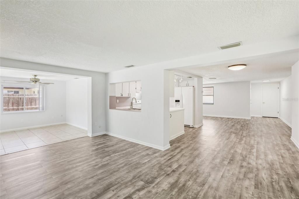 Empty room, Interior, Wood Texture Flooring